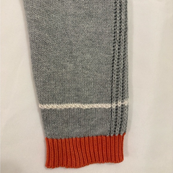 MORI Knit cardigan and pants Set with Orange Accents baby boy 9-12m, EUC - Picture 14 of 15